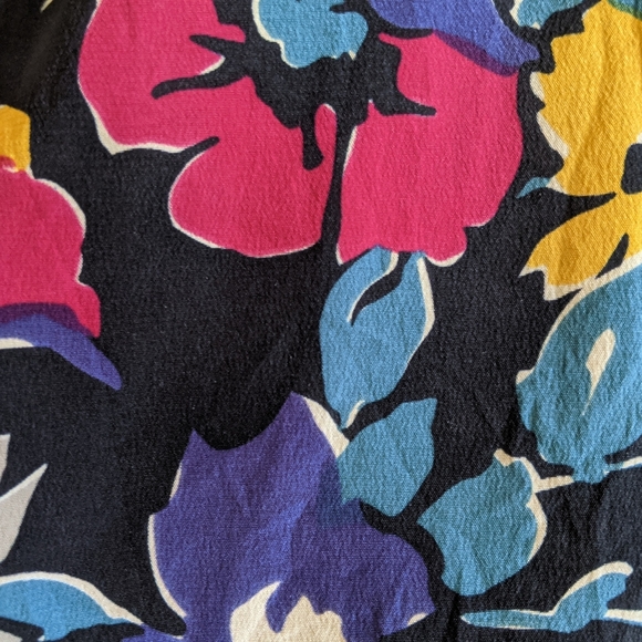 Corey Lynn Calter dress floral w/ sheer overlay - Picture 4 of 5